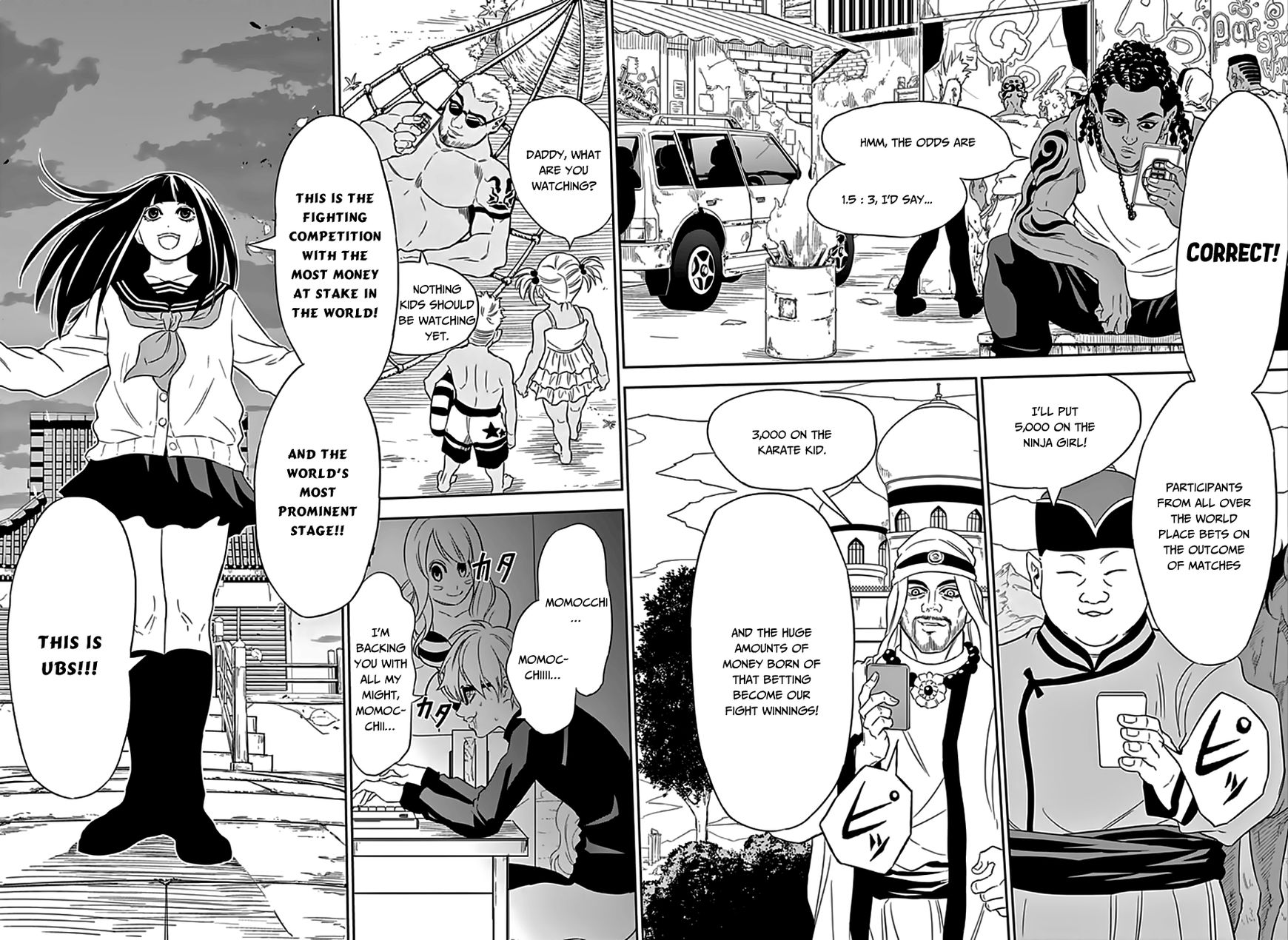 Ultra Battle Satellite Chapter 2 page 22 - Chapter 2 : Now On Fight!