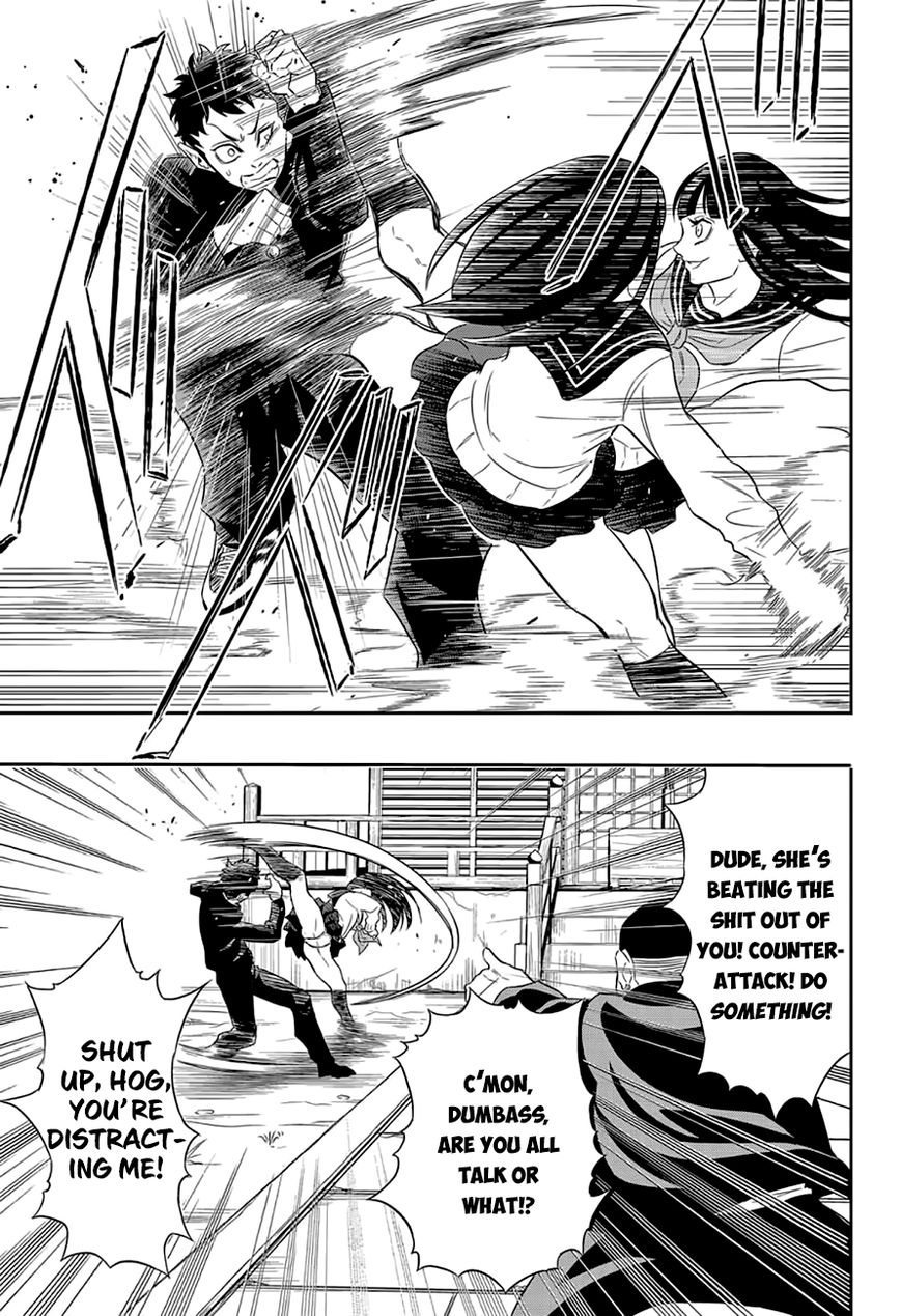 Ultra Battle Satellite Chapter 3 page 10 - Chapter 3 : High-kick Girl