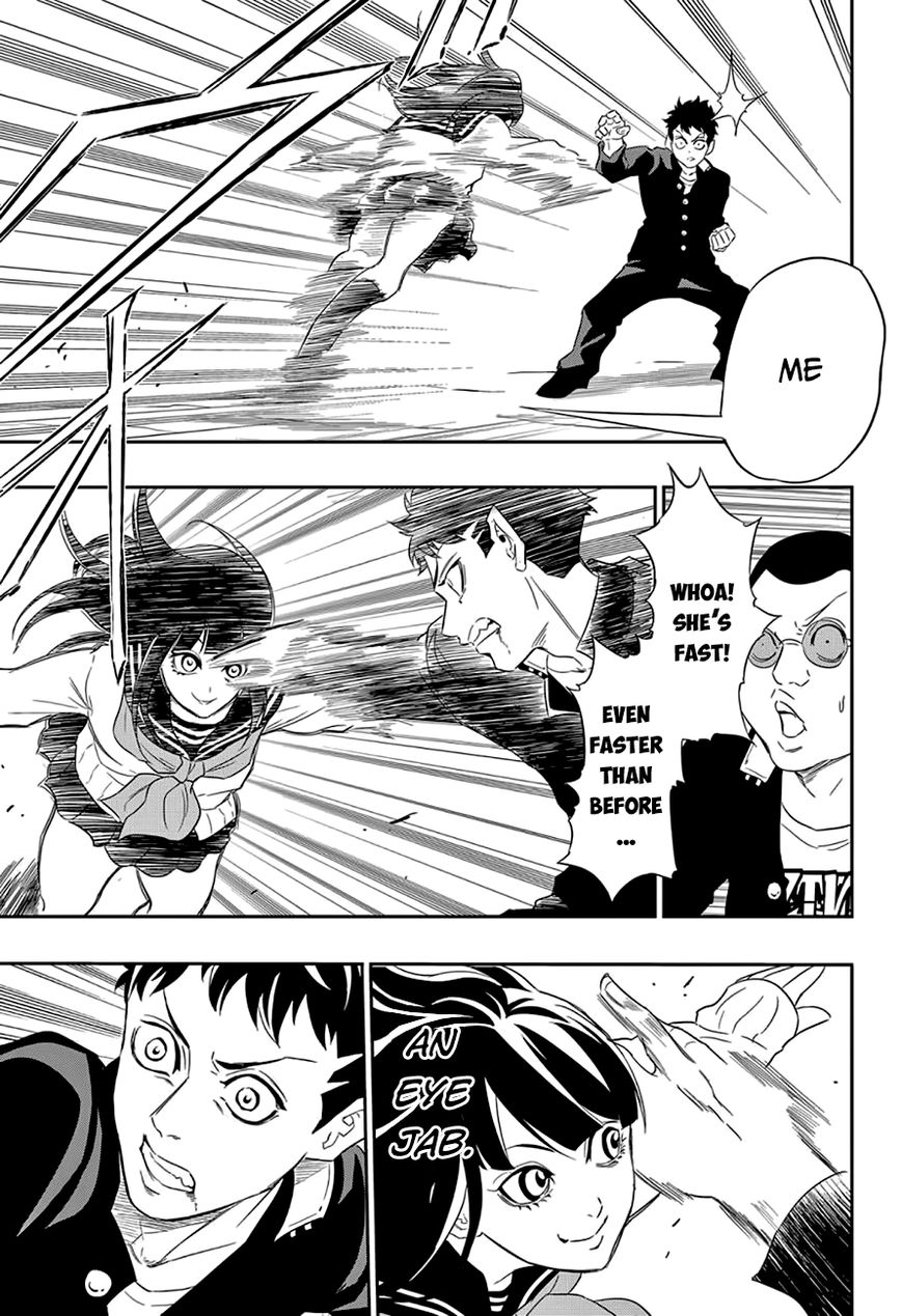 Ultra Battle Satellite Chapter 3 page 18 - Chapter 3 : High-kick Girl