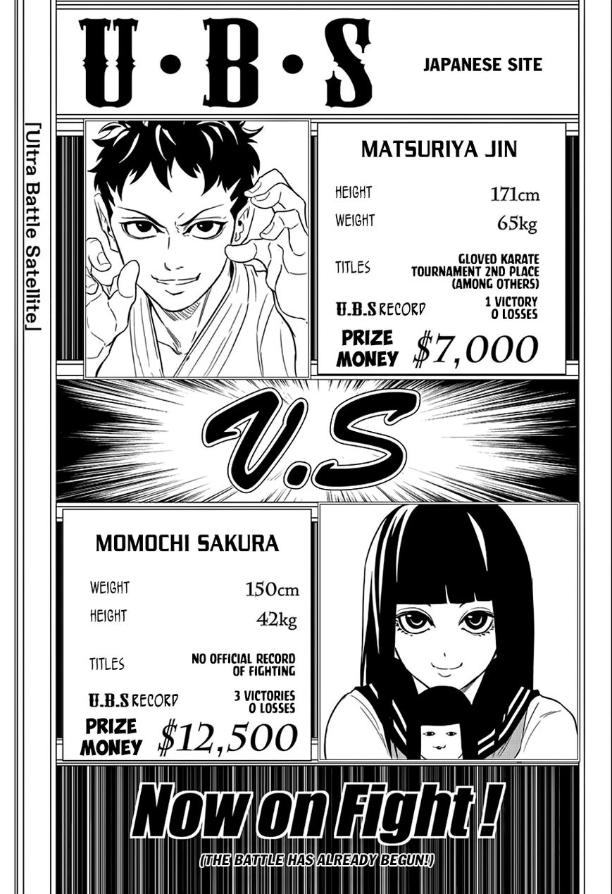 Ultra Battle Satellite Chapter 3 page 2 - Chapter 3 : High-kick Girl