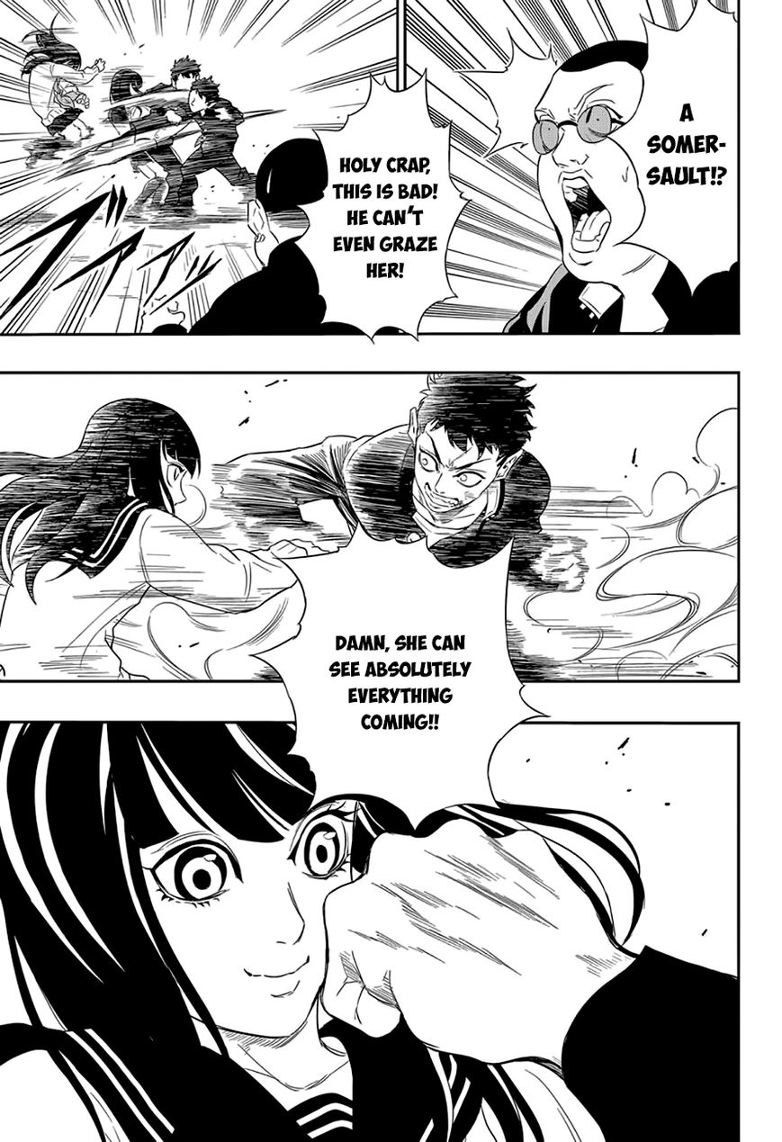 Ultra Battle Satellite Chapter 3 page 20 - Chapter 3 : High-kick Girl