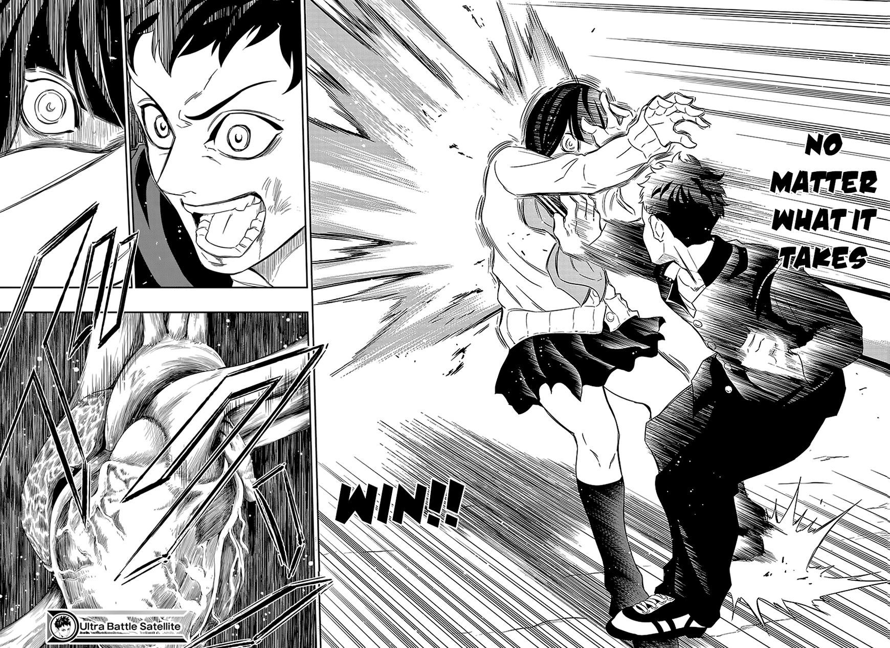 Ultra Battle Satellite Chapter 3 page 23 - Chapter 3 : High-kick Girl