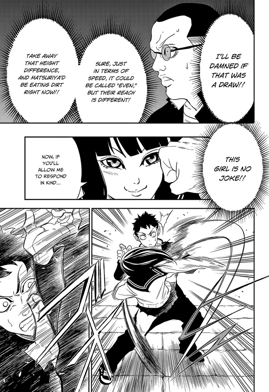 Ultra Battle Satellite Chapter 3 page 8 - Chapter 3 : High-kick Girl