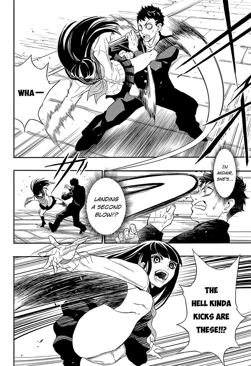 Ultra Battle Satellite Chapter 3 page 9 - Chapter 3 : High-kick Girl