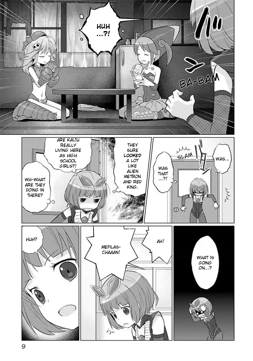 Ultra Kaiju Humanization Project feat.POP Comic code Chapter 1 page 10 - Chapter 1: The Forbidden Words ☆