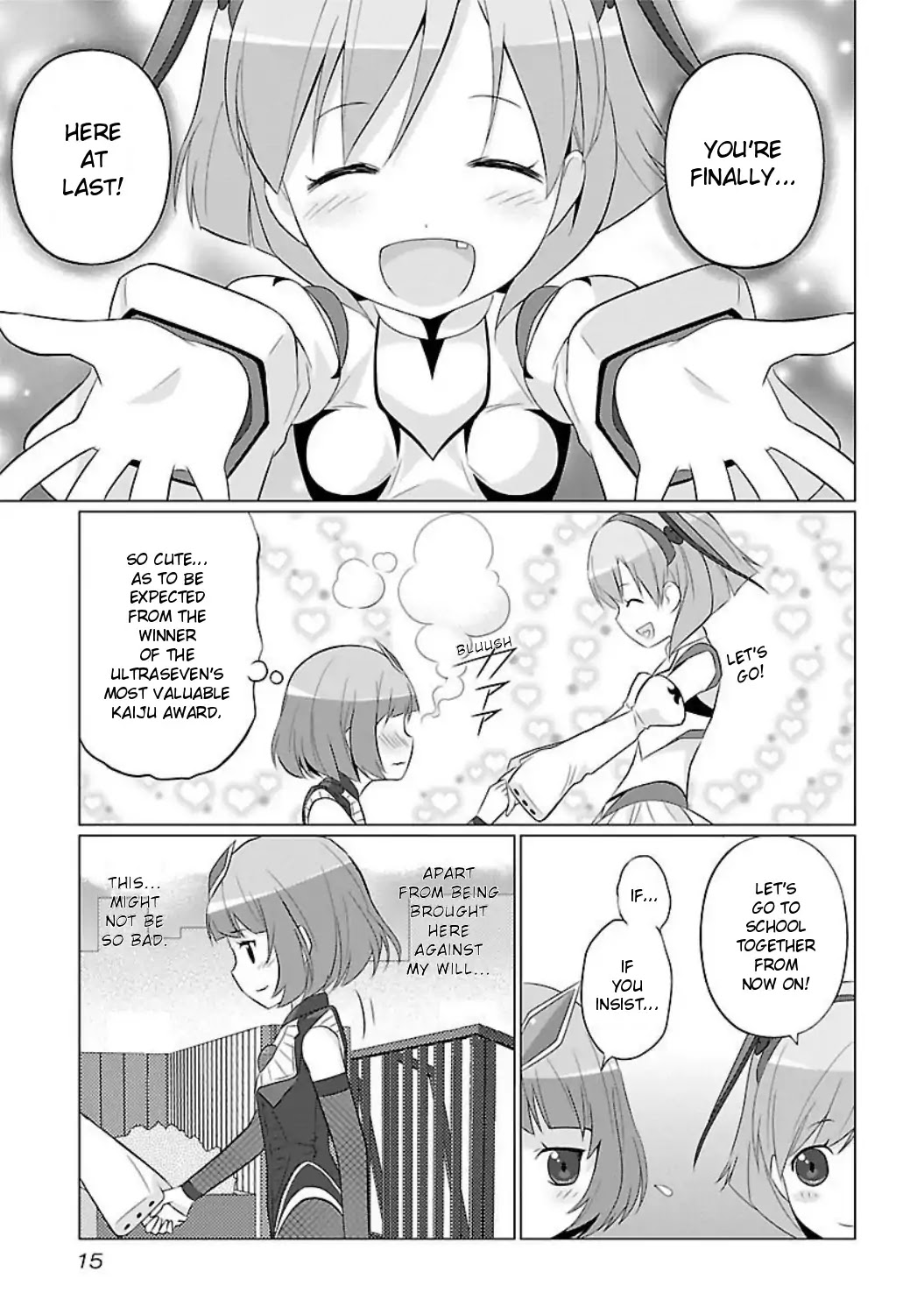 Ultra Kaiju Humanization Project feat.POP Comic code Chapter 1 page 16 - Chapter 1: The Forbidden Words ☆