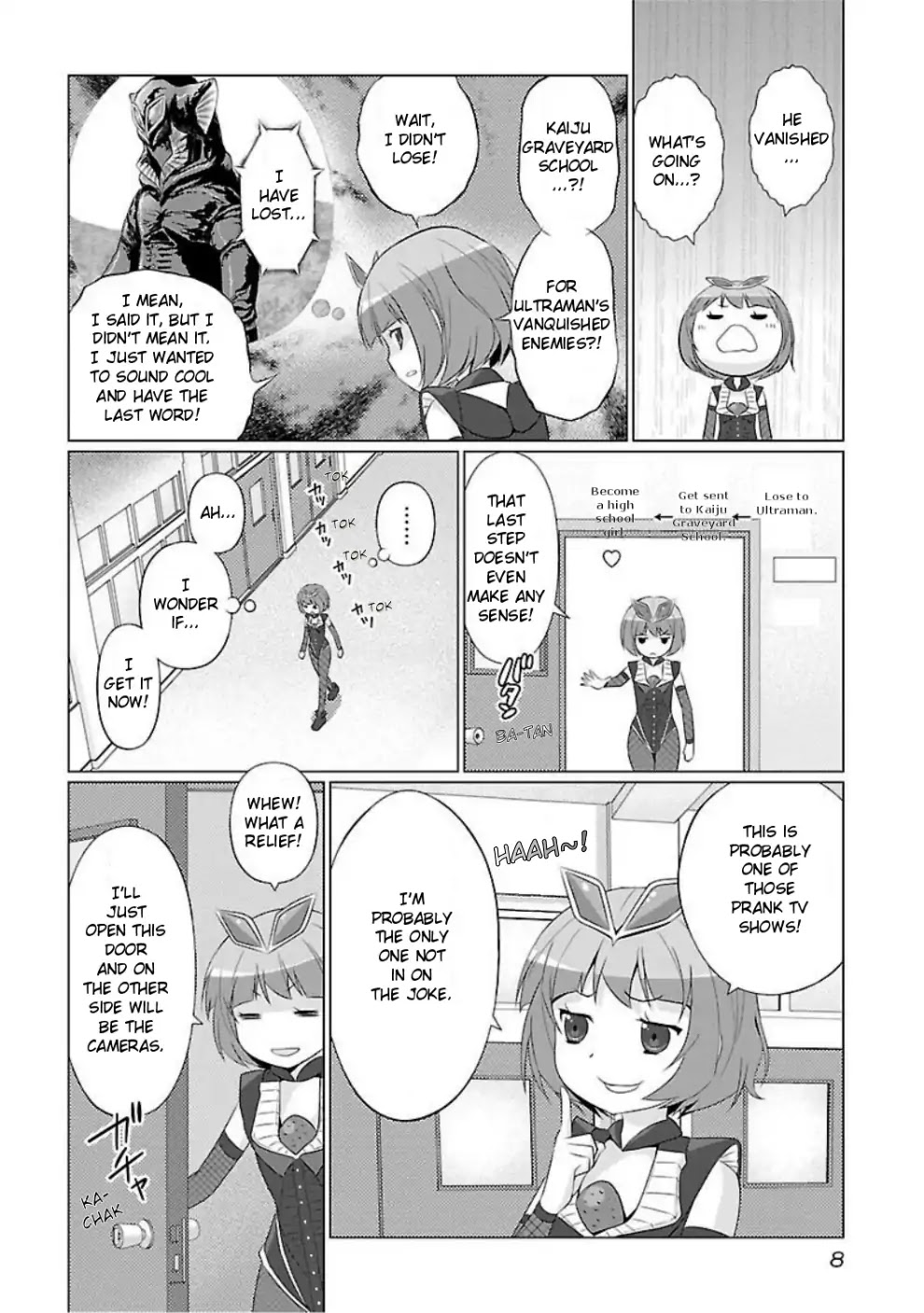 Ultra Kaiju Humanization Project feat.POP Comic code Chapter 1 page 9 - Chapter 1: The Forbidden Words ☆