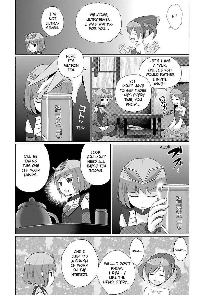 Ultra Kaiju Humanization Project feat.POP Comic code Chapter 10 page 4 - Chapter 10: The Targeted Tea Room