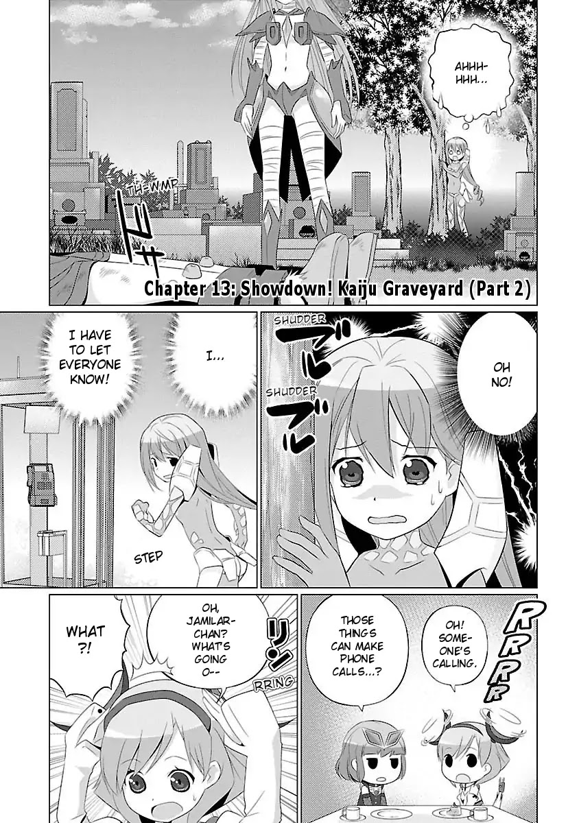 Ultra Kaiju Humanization Project feat.POP Comic code Chapter 13 page 1 - Chapter 13: Showdown! Kaiju Graveyard (Part 2)