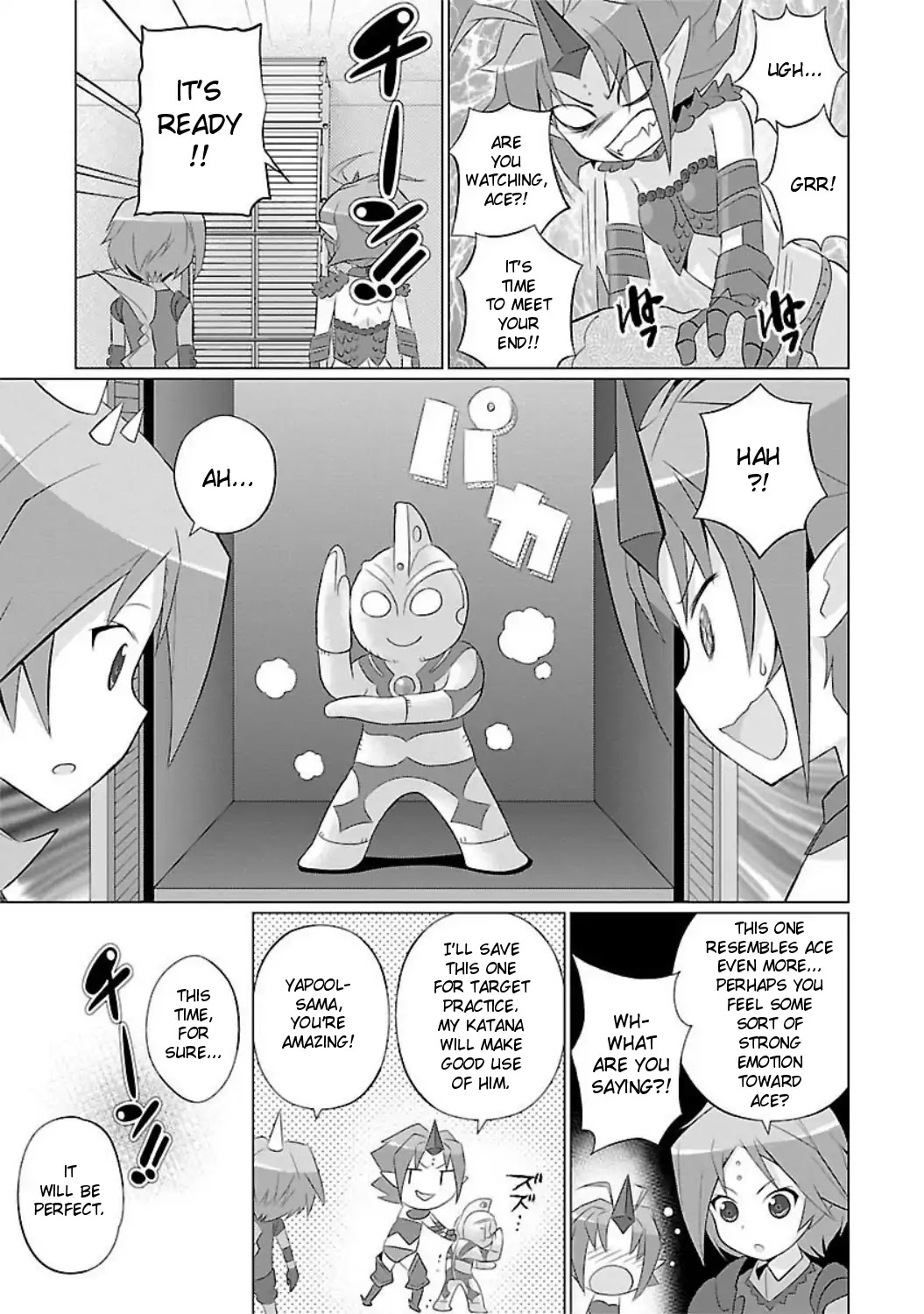Ultra Kaiju Humanization Project feat.POP Comic code Chapter 21 page 5 - Chapter 21: Burn! ☆ Choju Hell