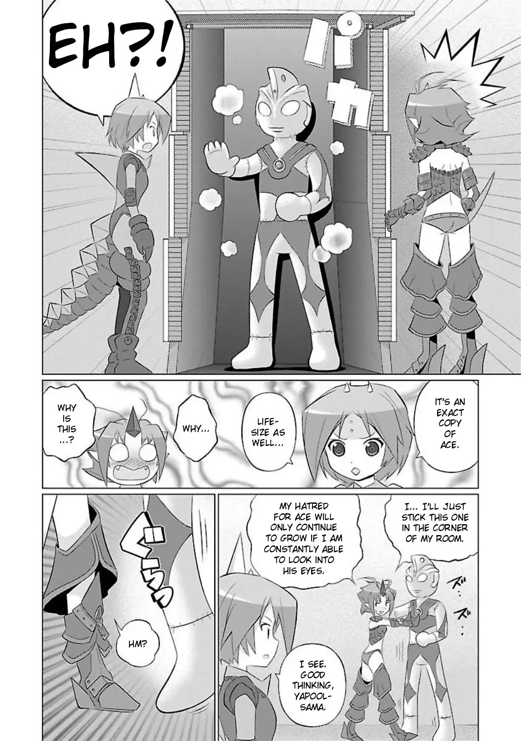 Ultra Kaiju Humanization Project feat.POP Comic code Chapter 21 page 6 - Chapter 21: Burn! ☆ Choju Hell