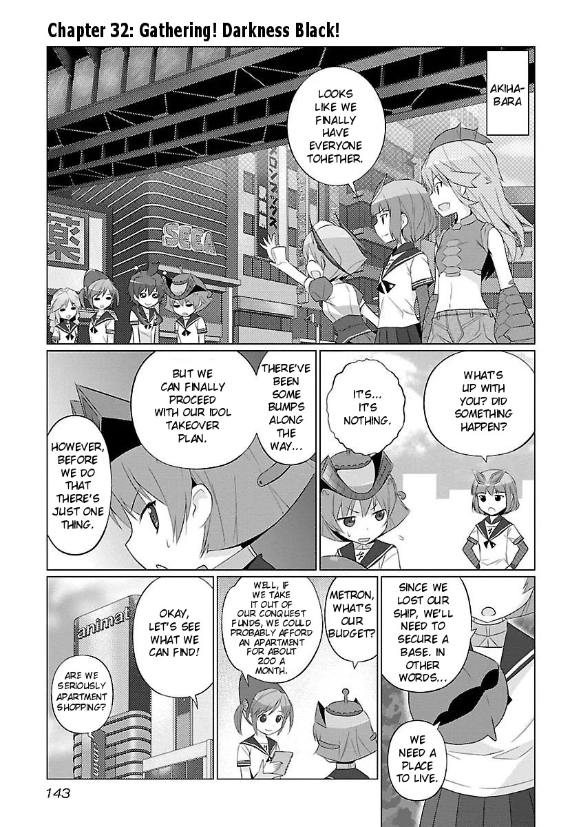 Ultra Kaiju Humanization Project feat.POP Comic code Chapter 32 page 1 - Chapter 32: Gathering! Darkness Black!