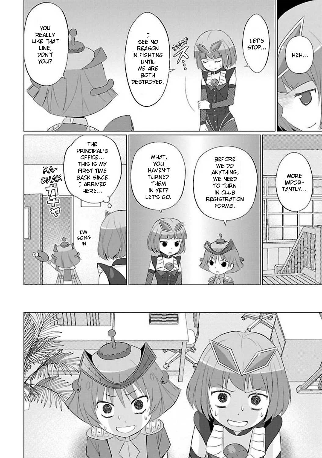 Ultra Kaiju Humanization Project feat.POP Comic code Chapter 5 page 6 - Chapter 5: Five Seconds Before the Great Explosion of the Kaiju Graveyard School!