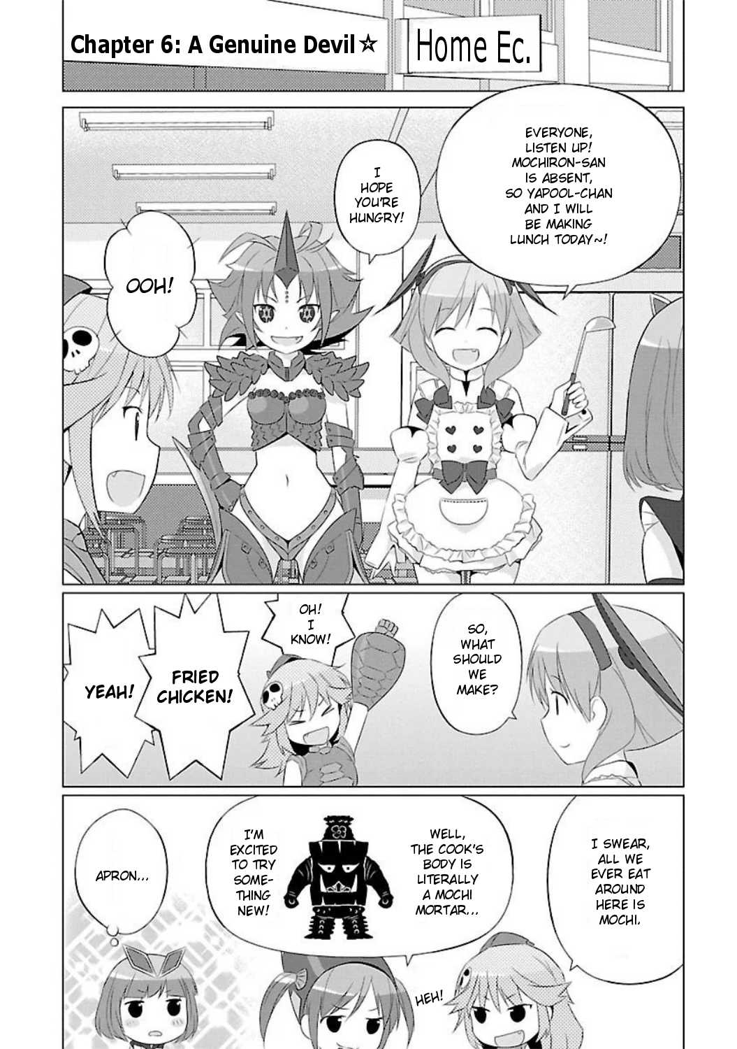 Ultra Kaiju Humanization Project feat.POP Comic code Chapter 6 page 1 - Chapter 6: A Genuine Devil ☆