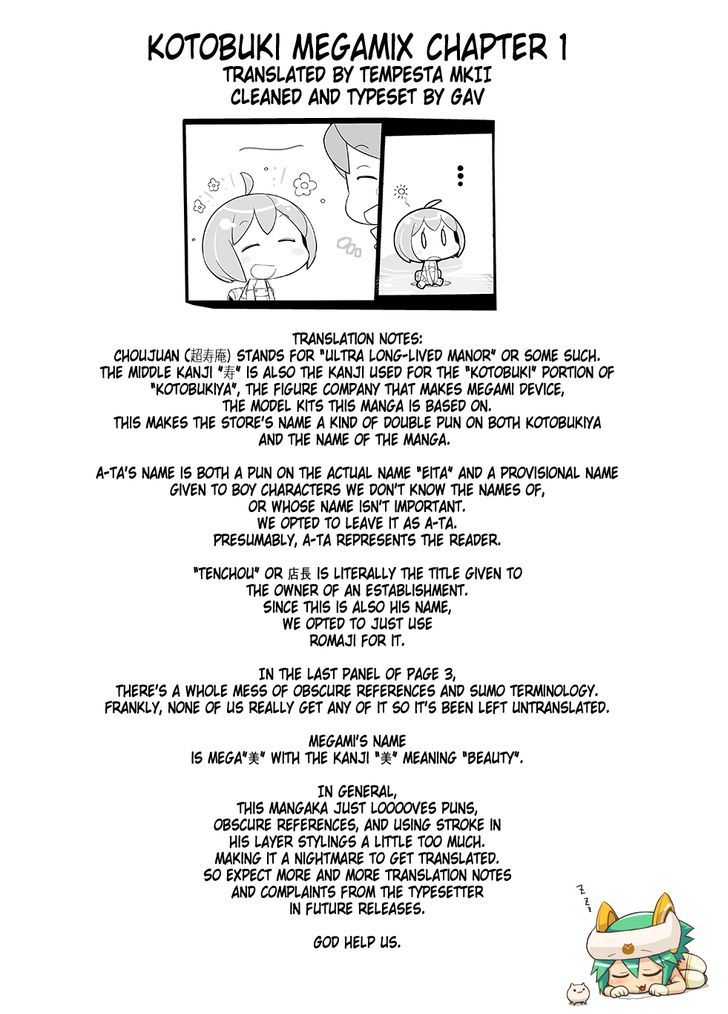 ULTRA KOTOBUKI MEGAMIX Chapter 1 page 5 - Chapter 1