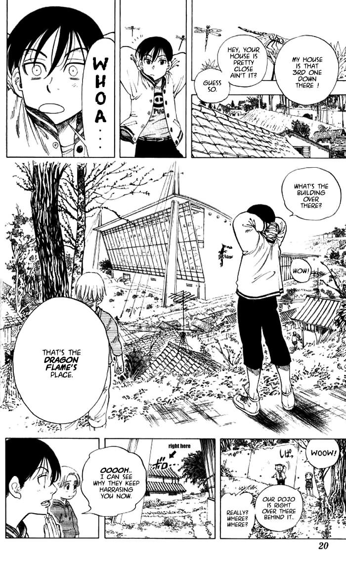 Ultra Red Chapter 1 page 18 - Chapter 1: In the moment of the fist!! Meeting Sumeragi Sen!