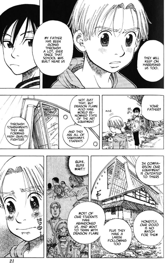 Ultra Red Chapter 1 page 19 - Chapter 1: In the moment of the fist!! Meeting Sumeragi Sen!