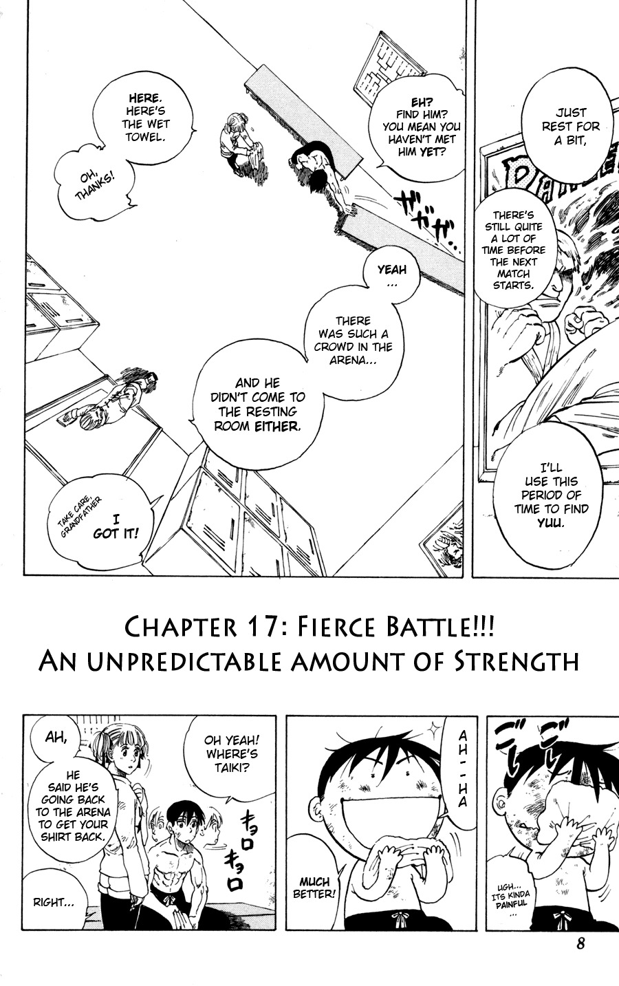 Ultra Red Chapter 17 page 7 - Chapter 17: Fierce battle!! An unpredictable amount of strenght