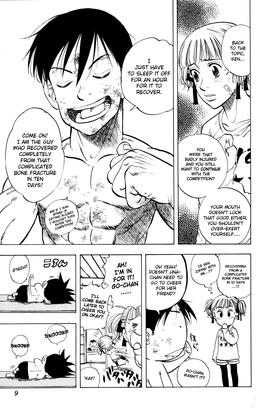 Ultra Red Chapter 17 page 8 - Chapter 17: Fierce battle!! An unpredictable amount of strenght