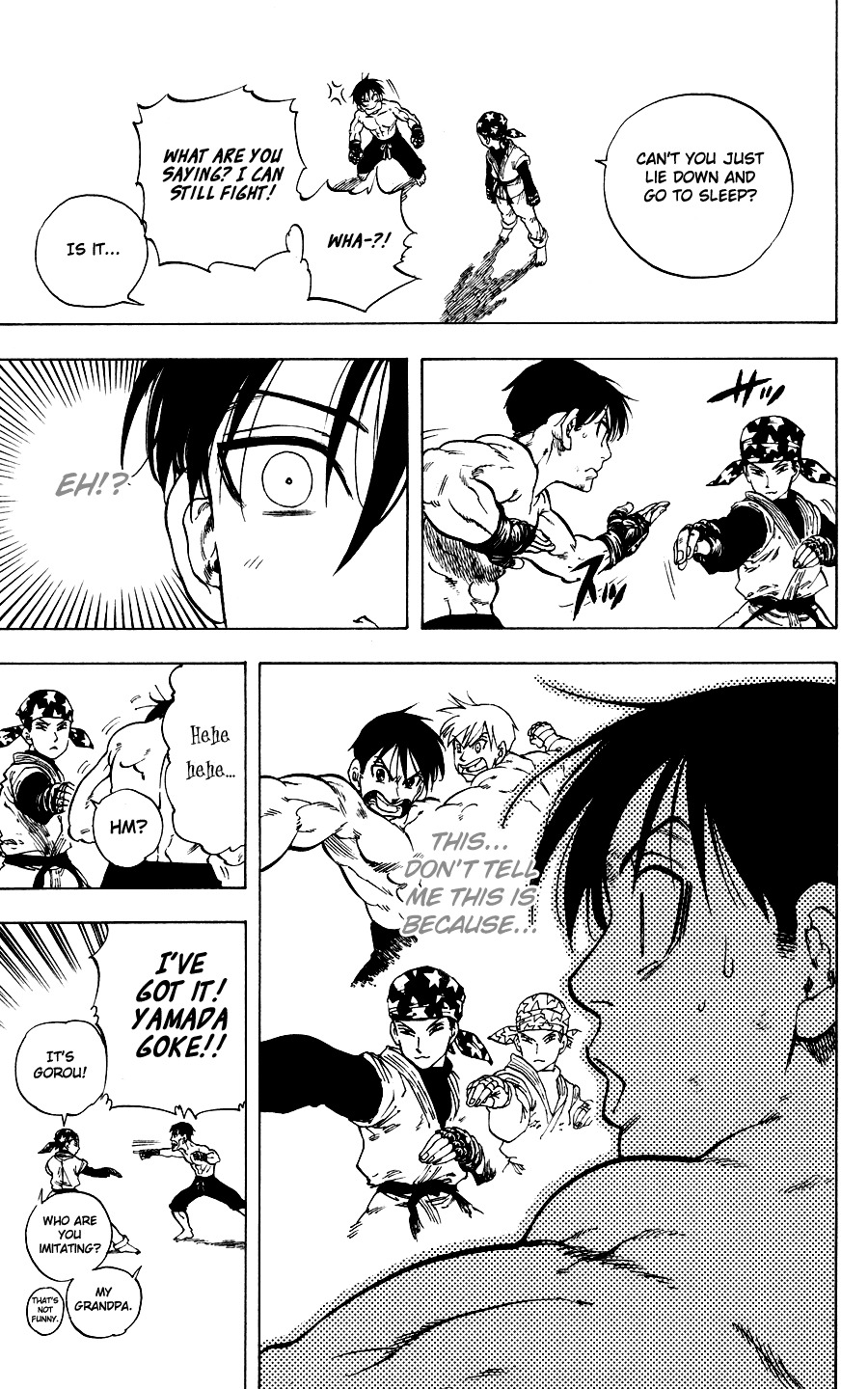 Ultra Red Chapter 21 page 12 - Chapter 21: Dark horse Yamada Gorou!! Sen fooled