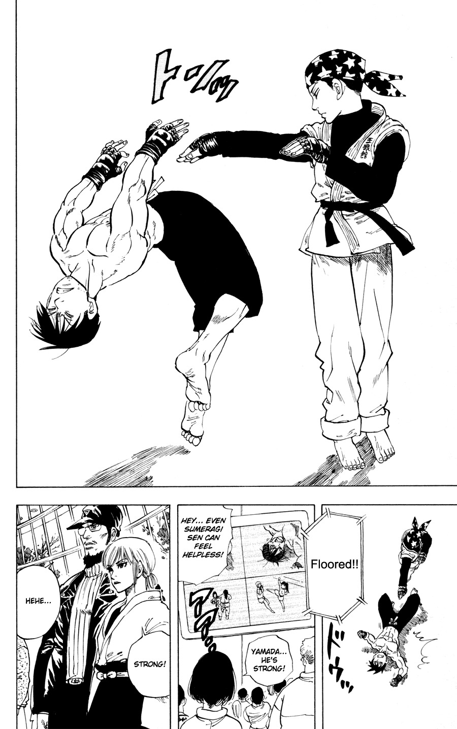 Ultra Red Chapter 21 page 17 - Chapter 21: Dark horse Yamada Gorou!! Sen fooled
