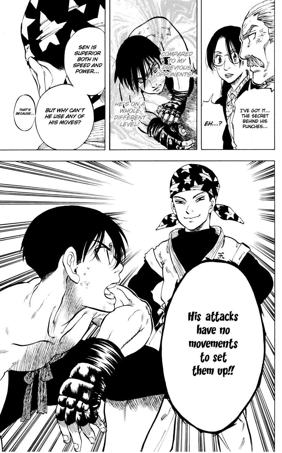 Ultra Red Chapter 21 page 18 - Chapter 21: Dark horse Yamada Gorou!! Sen fooled