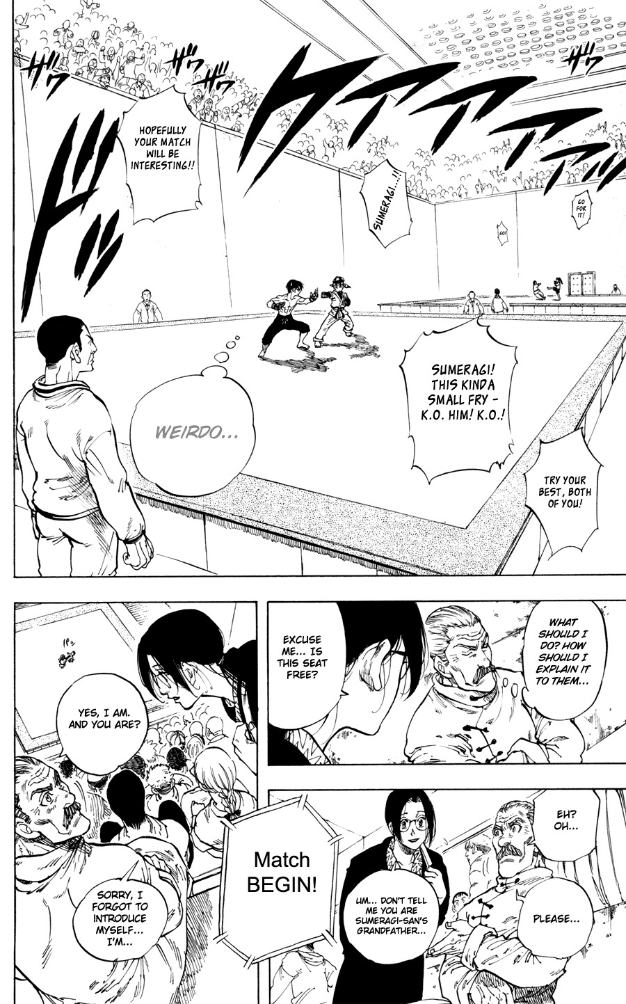 Ultra Red Chapter 21 page 6 - Chapter 21: Dark horse Yamada Gorou!! Sen fooled