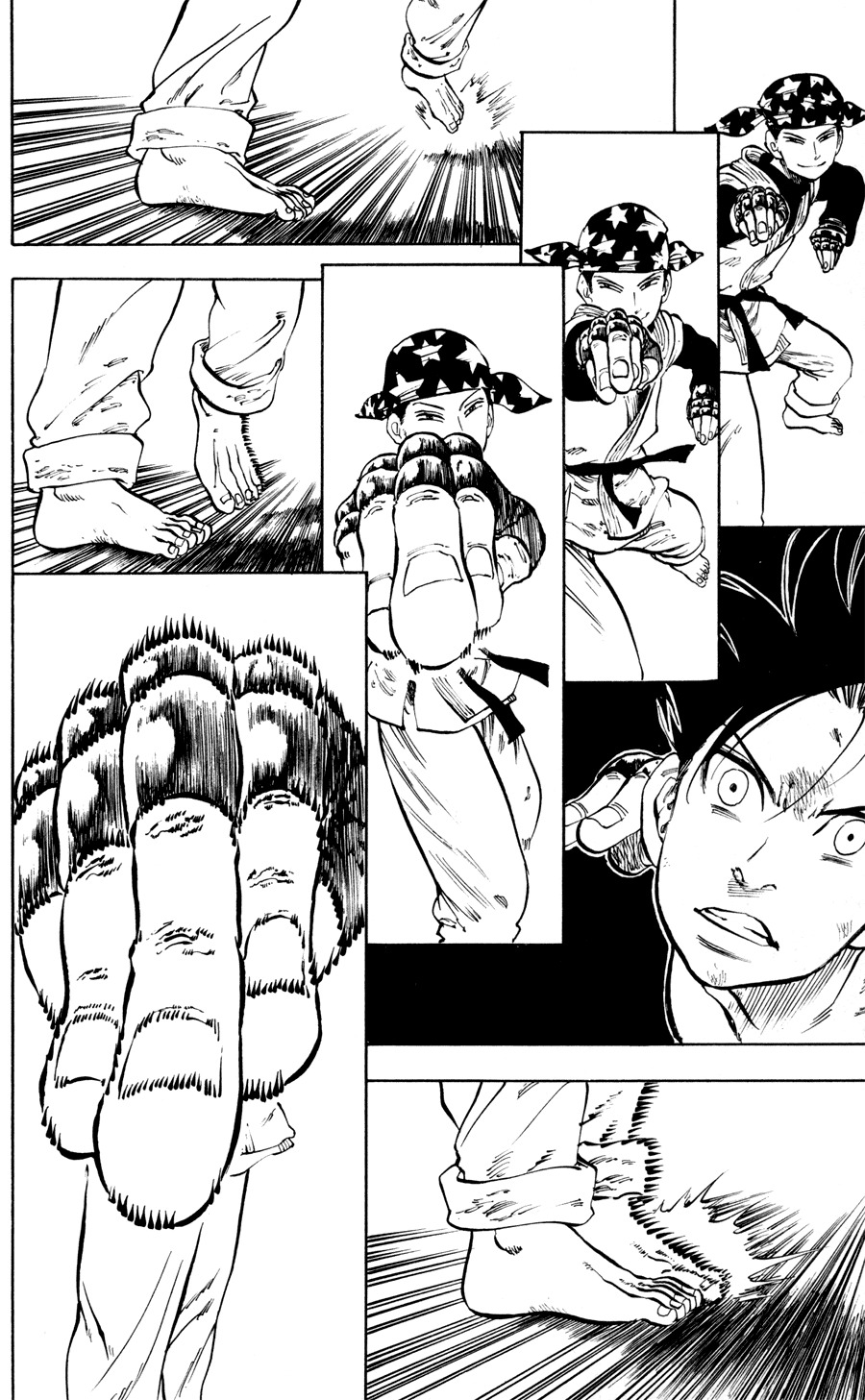 Ultra Red Chapter 22 page 4 - Chapter 22: His fists see all!? Defeat the poisonous fangs and needles!!