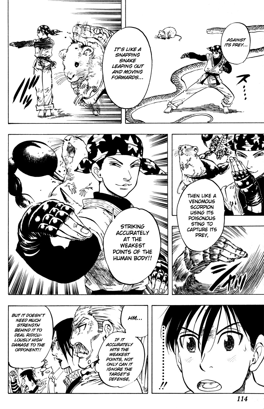 Ultra Red Chapter 22 page 8 - Chapter 22: His fists see all!? Defeat the poisonous fangs and needles!!