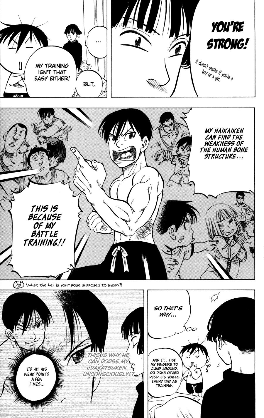 Ultra Red Chapter 24 page 11 - Chapter 24: Gambatte!! The true meaning of fighting