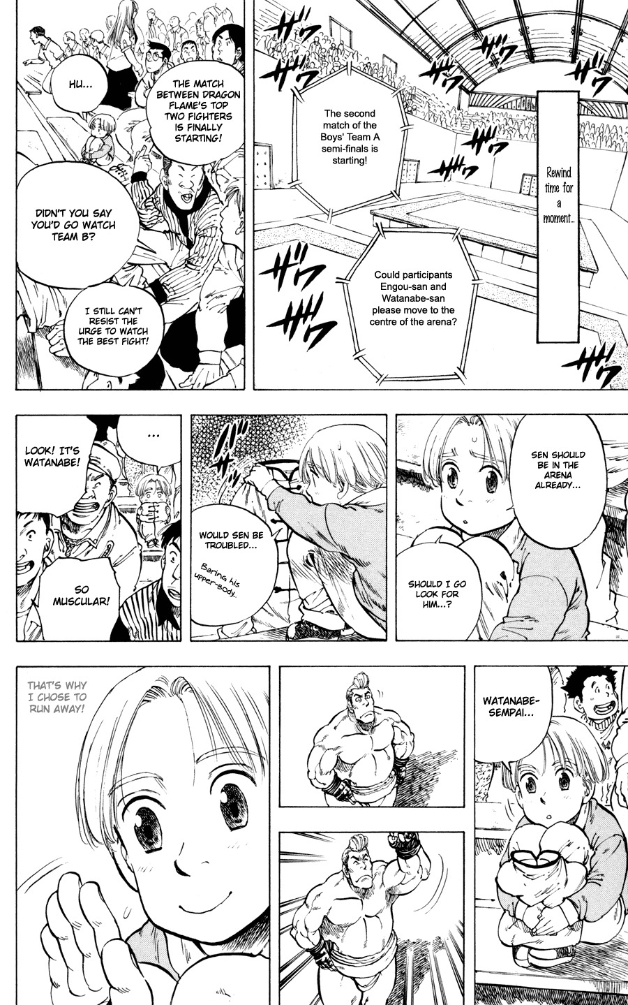 Ultra Red Chapter 24 page 14 - Chapter 24: Gambatte!! The true meaning of fighting