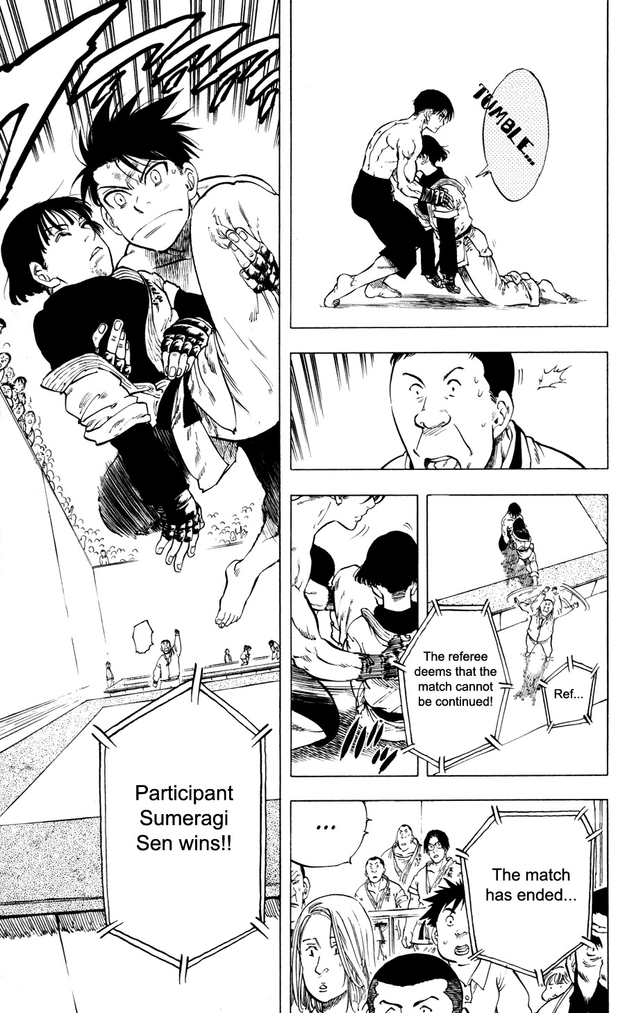 Ultra Red Chapter 24 page 7 - Chapter 24: Gambatte!! The true meaning of fighting