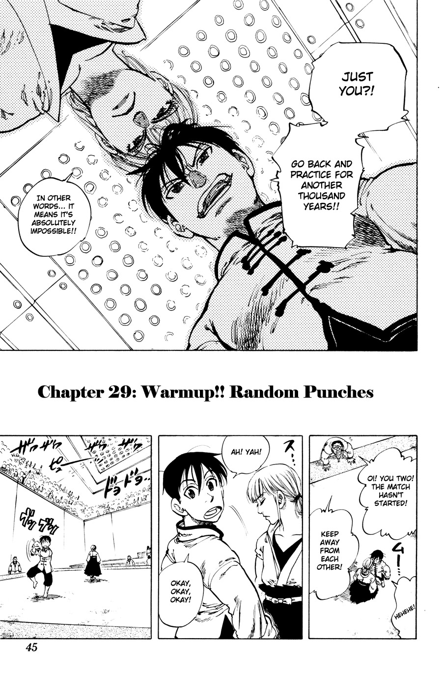 Ultra Red Chapter 29 page 2 - Chapter 29: Warmup!! Random punches