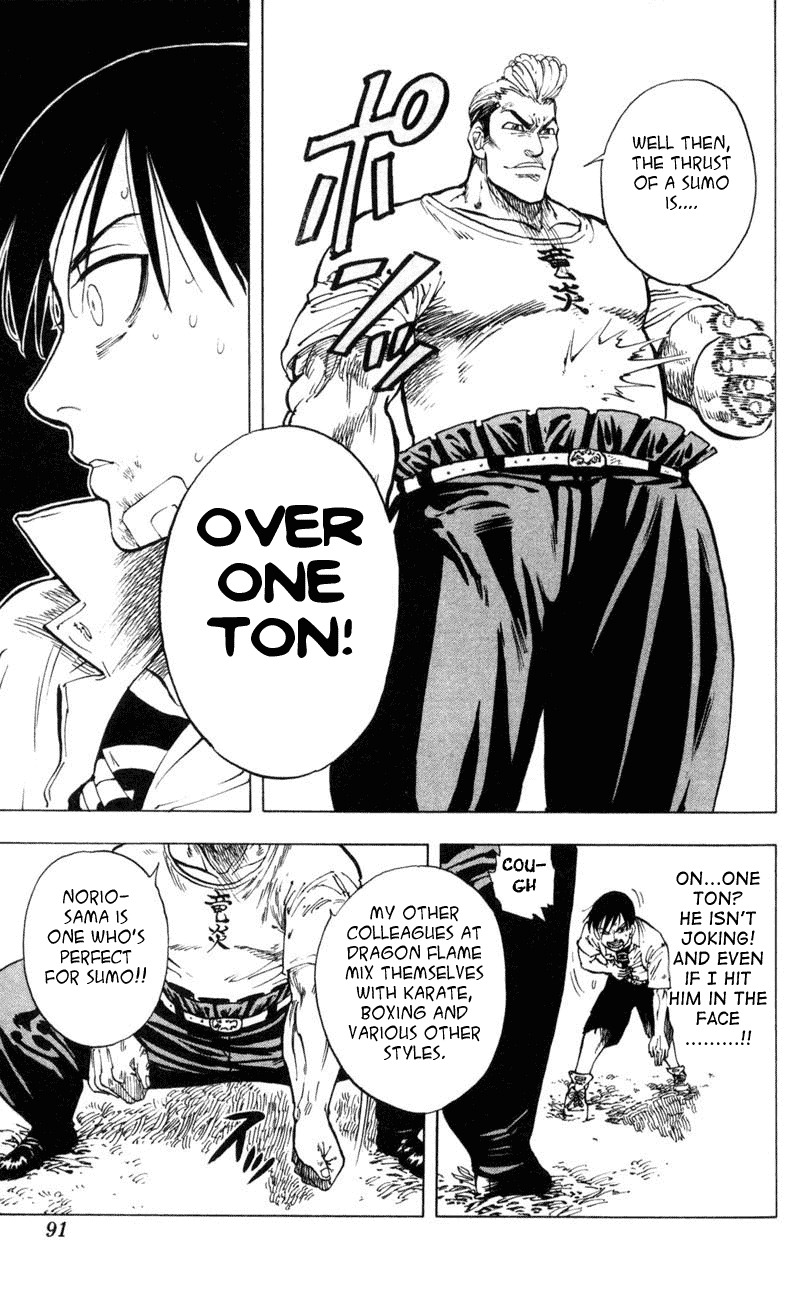 Ultra Red Chapter 3 page 7 - Chapter 3: The groaning great arm! Dragon Flame's 2nd military officer, Norio Watanabe