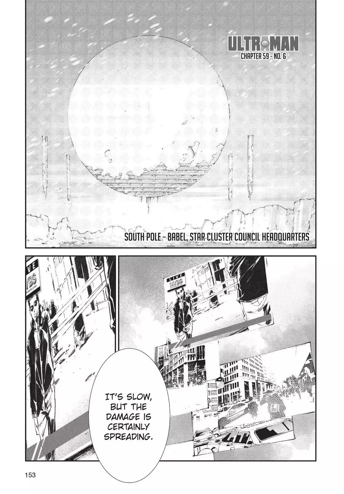 Ultraman Chapter 59 page 1 - Chapter 59: No.6