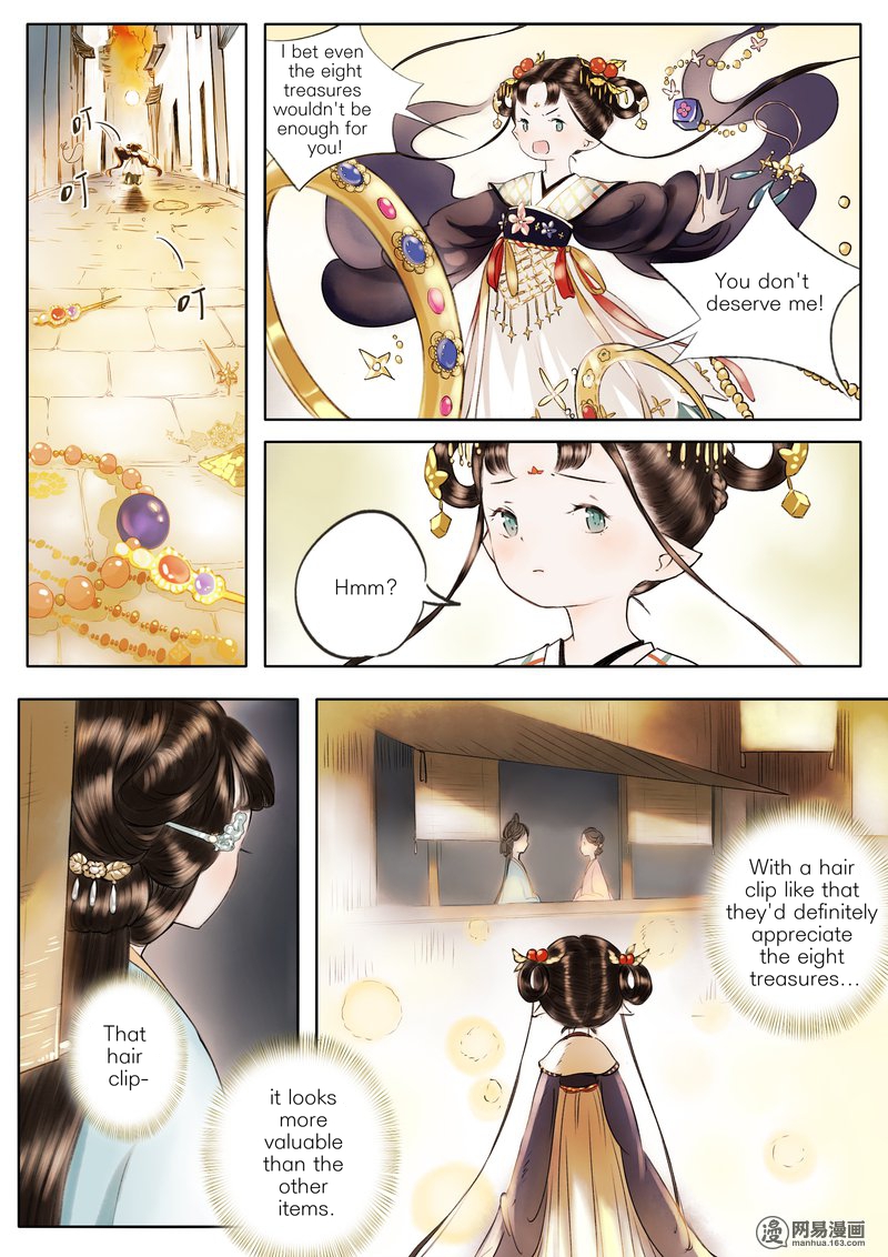 Umbrella Girl Dreams Chapter 2 page 22 - Chapter 2: Eight Treasures (1)
