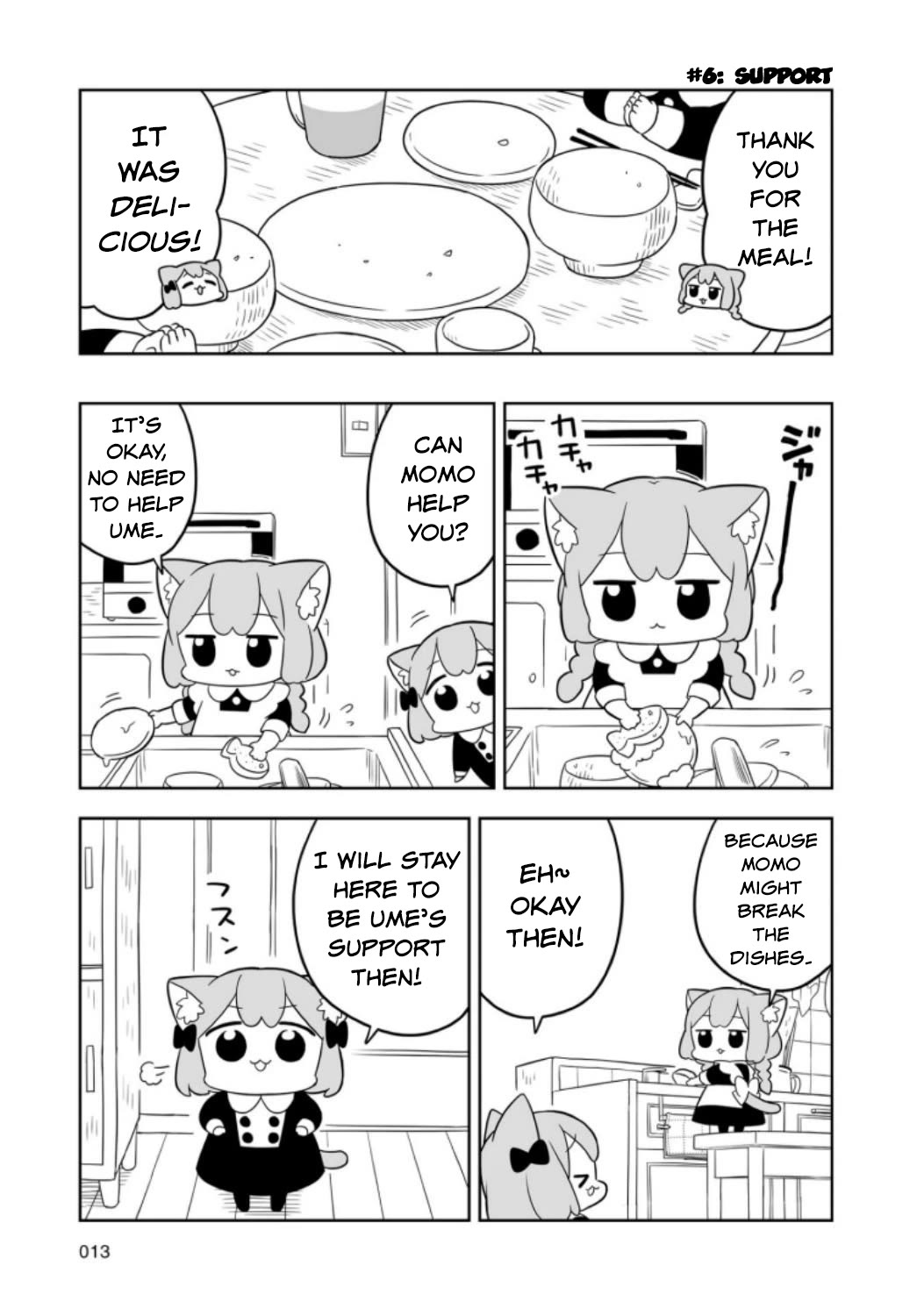 Ume and Momo's Ordinary Life Chapter 1 page 13 - Chapter 1: Day 1