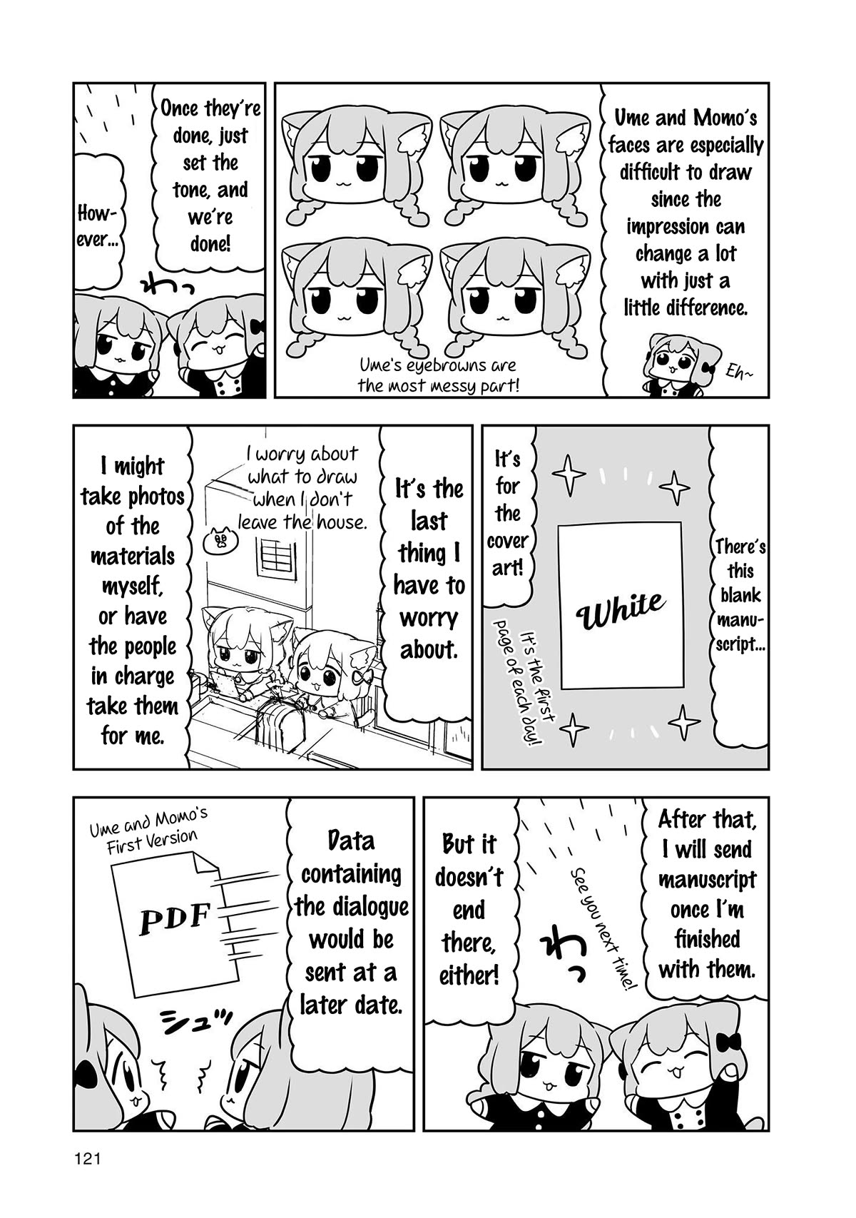 Ume and Momo's Ordinary Life Chapter 20.5 page 3 - Chapter 20.5: Volume 2 Omake