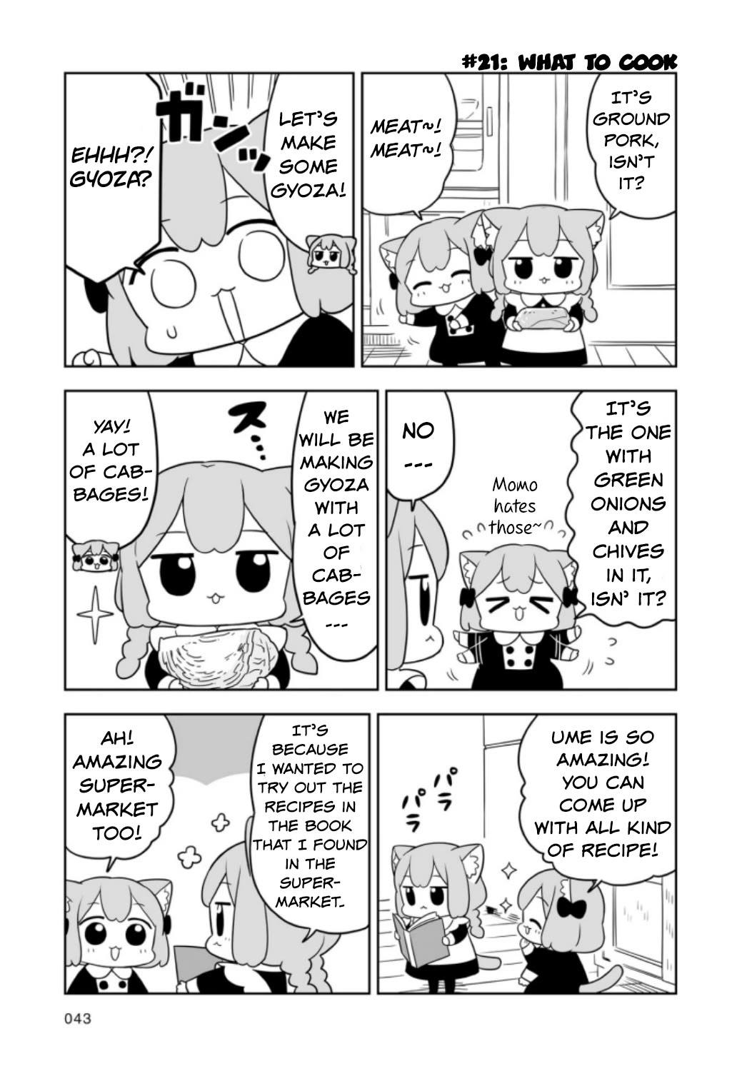 Ume and Momo's Ordinary Life Chapter 4 page 3 - Chapter 4: Day 4