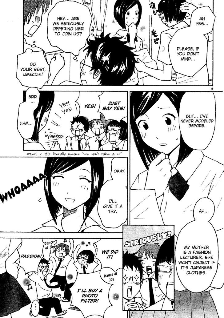 Ume Shigure Chapter 5 page 11 - Chapter 5 : A Pretty Girl in Japanese Clothes?