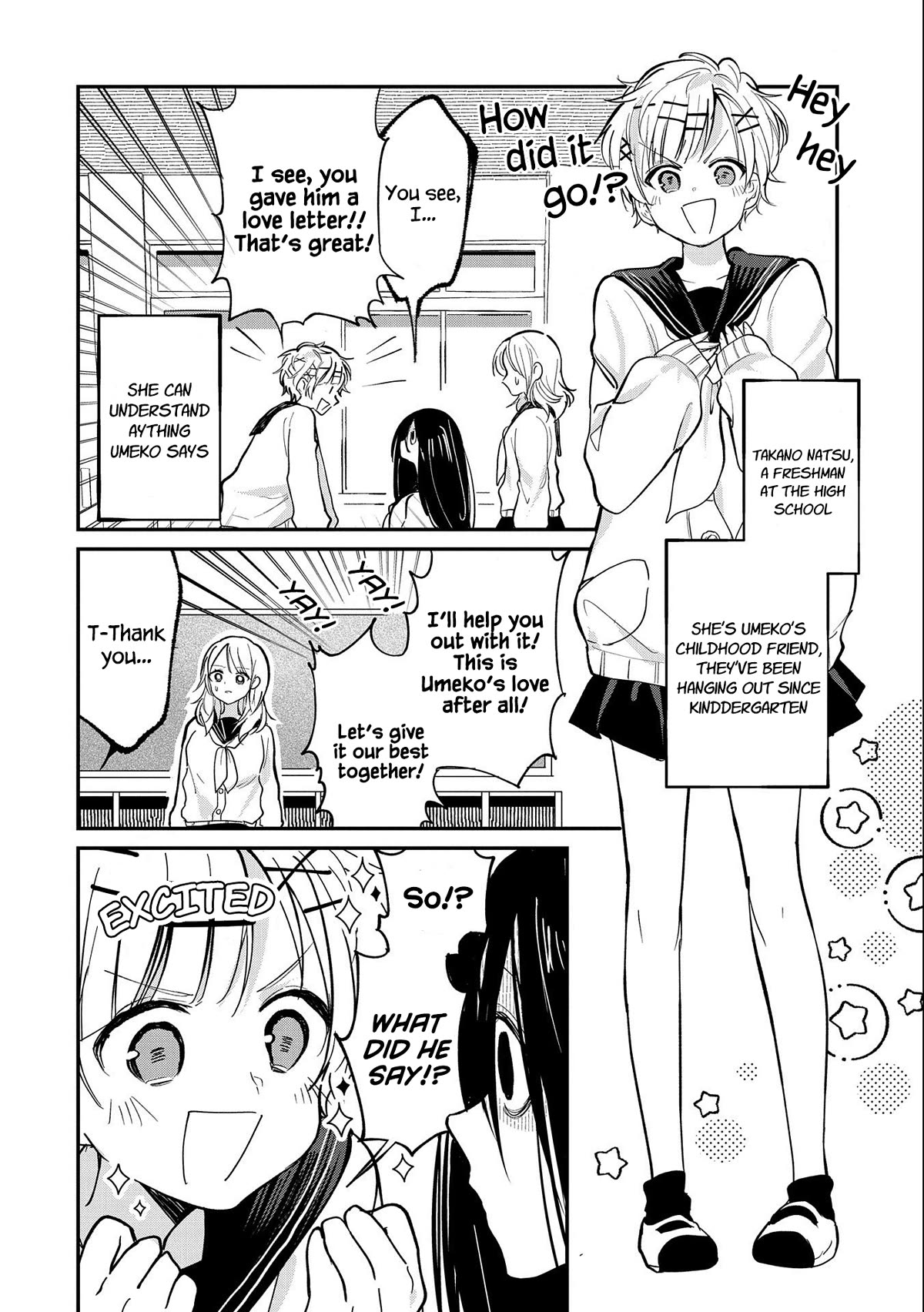 Umeko-chan is in Love Chapter 2 page 4 - Chapter 2