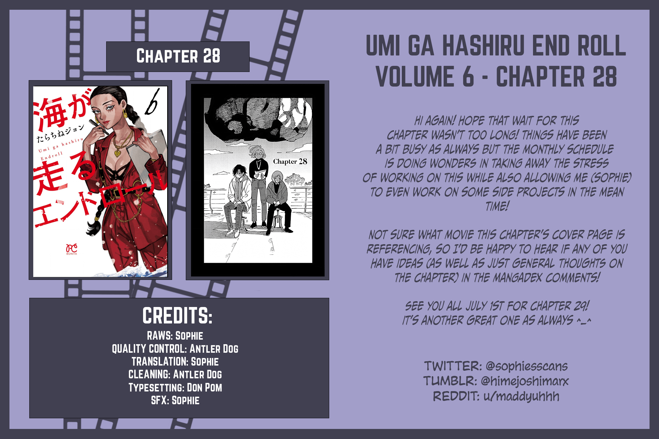 Umi ga Hashiru End Roll Chapter 28 page 29 - Chapter 28