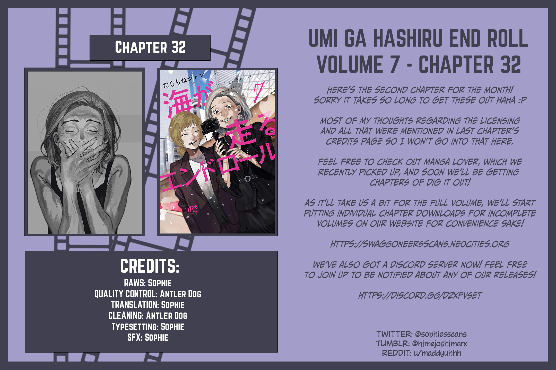 Umi ga Hashiru End Roll Chapter 32 page 32 - Chapter 32