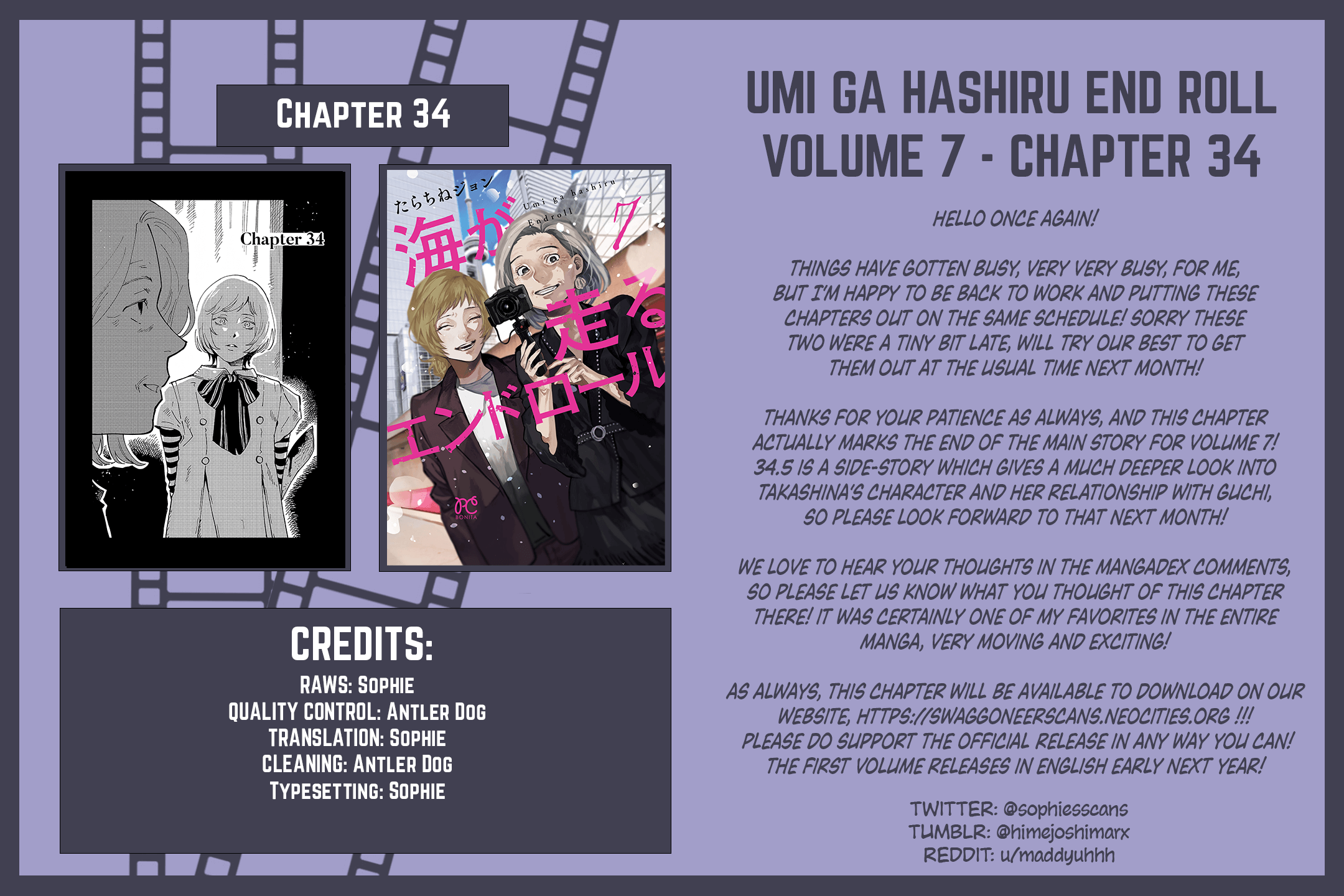 Umi ga Hashiru End Roll Chapter 34 page 33 - Chapter 34