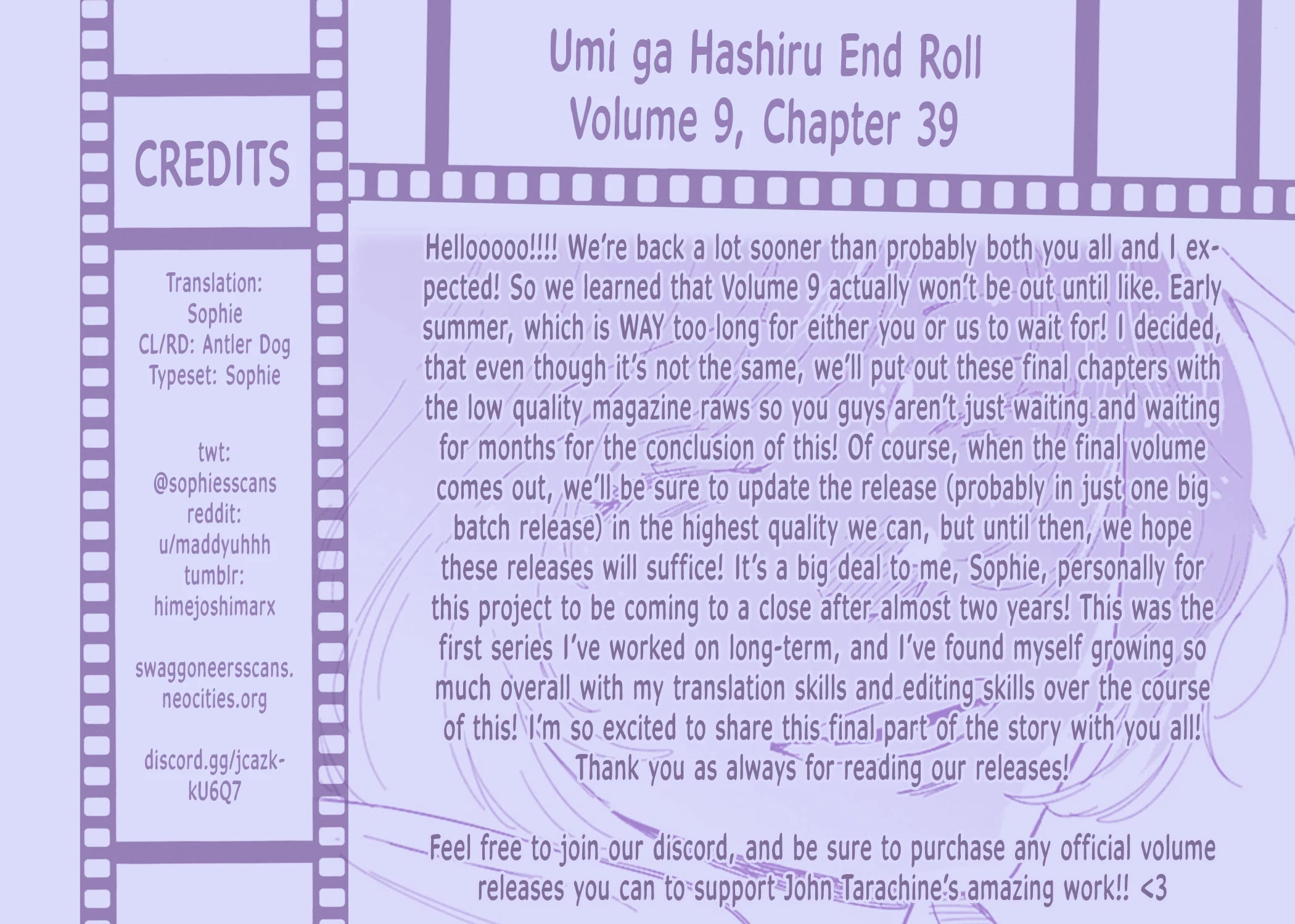 Umi ga Hashiru End Roll Chapter 39 page 29 - Chapter 39