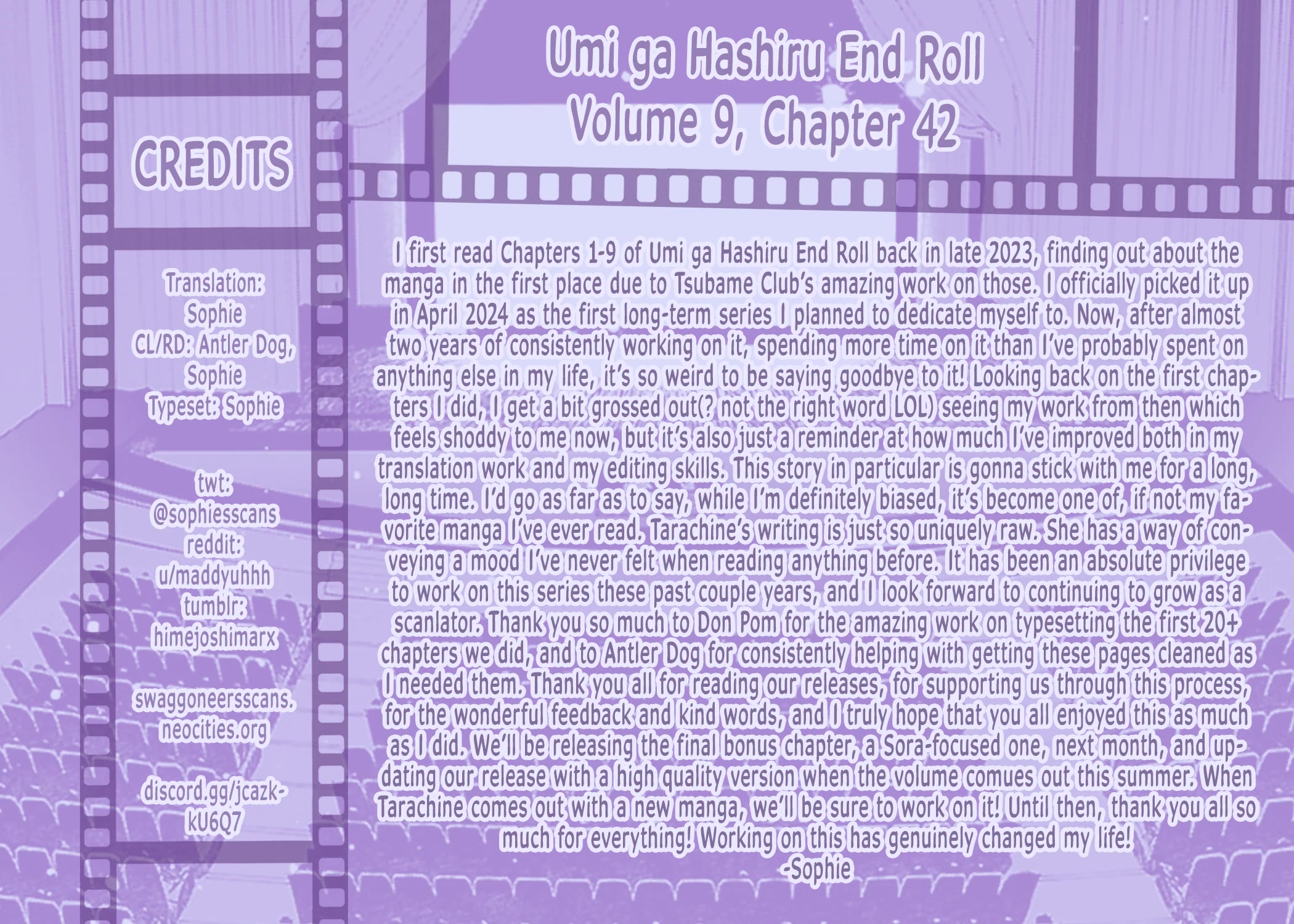 Umi ga Hashiru End Roll Chapter 42 page 37 - Chapter 42 [END]