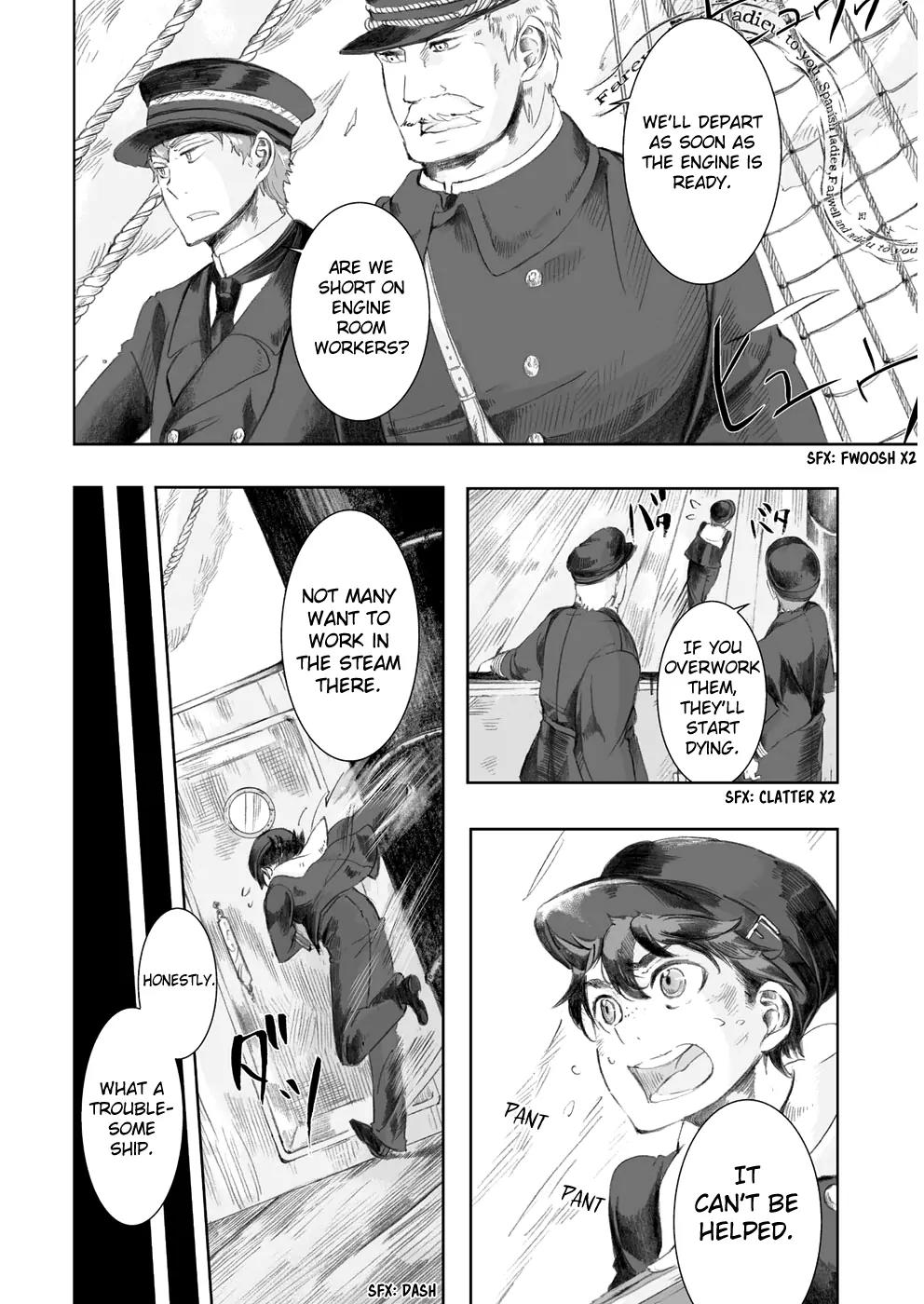 Umi no Cradle Chapter 3 page 5 - Chapter 3: Shipboard