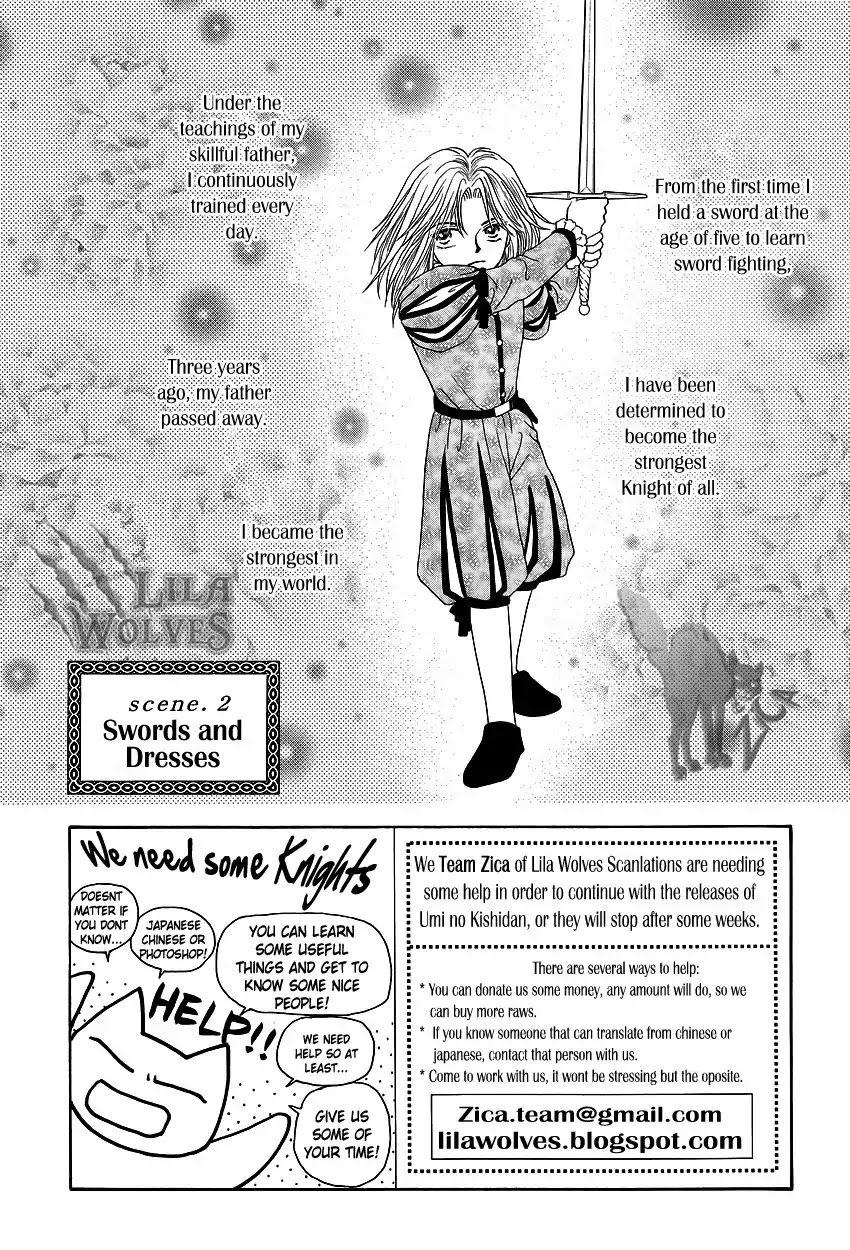 Umi no Kishidan Chapter 2 page 1 - Chapter 2 : Sword and Dresses