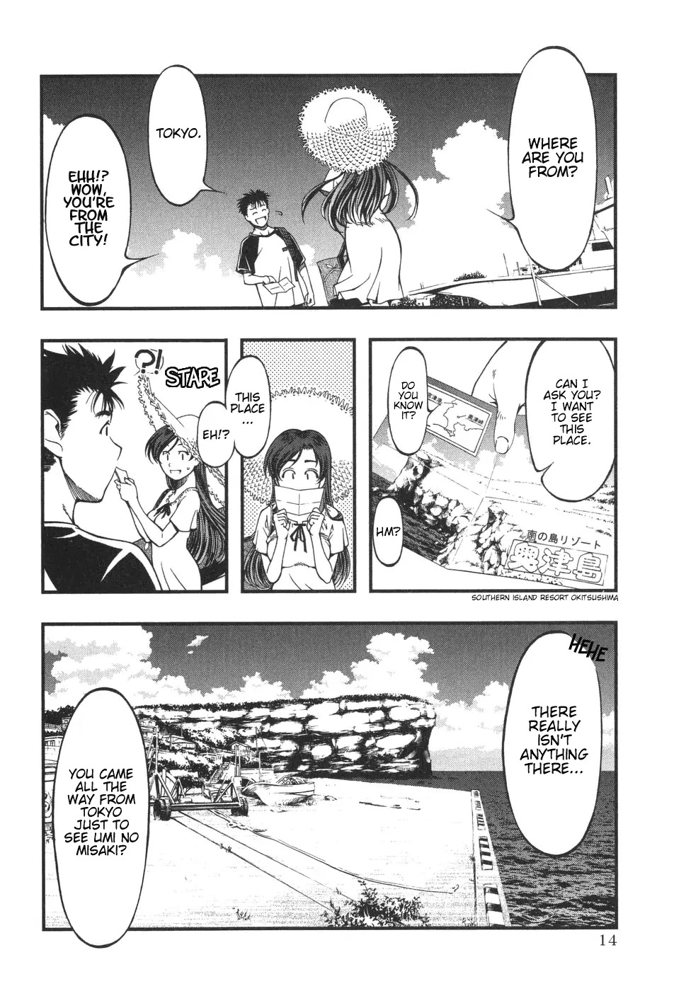 Umi no Misaki Chapter 1 page 13 - Chapter 1: Okitsushima