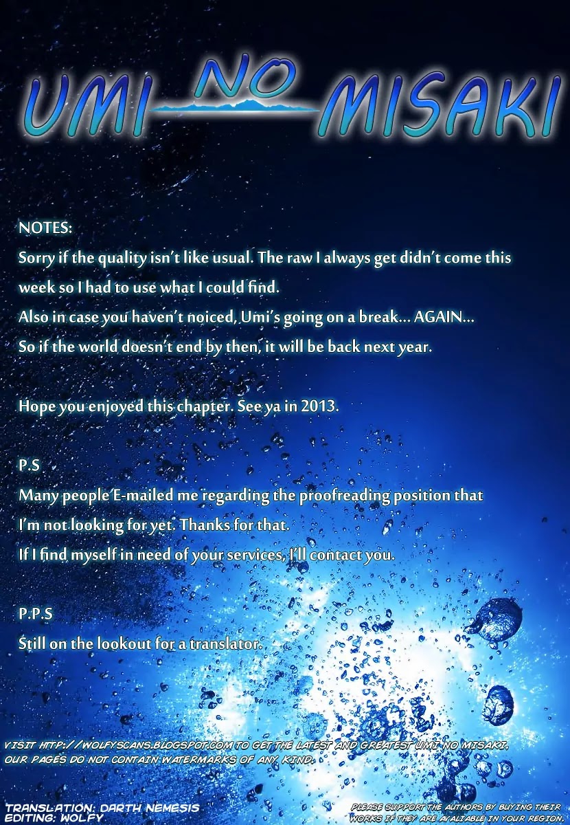 Umi no Misaki Chapter 107 page 21 - Chapter 107 : My Conclusion